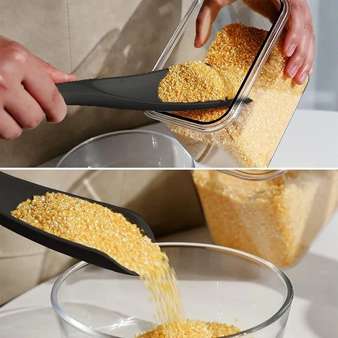 Multifunction Silicone Cooking Spoon Wooden Handle Kitchen - Image 12